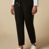 Abbigliamento Marina Rinaldi | Pantaloni In Jersey Scuba Nero