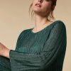 Abbigliamento Marina Rinaldi | Abito In Filato Lurex Verde