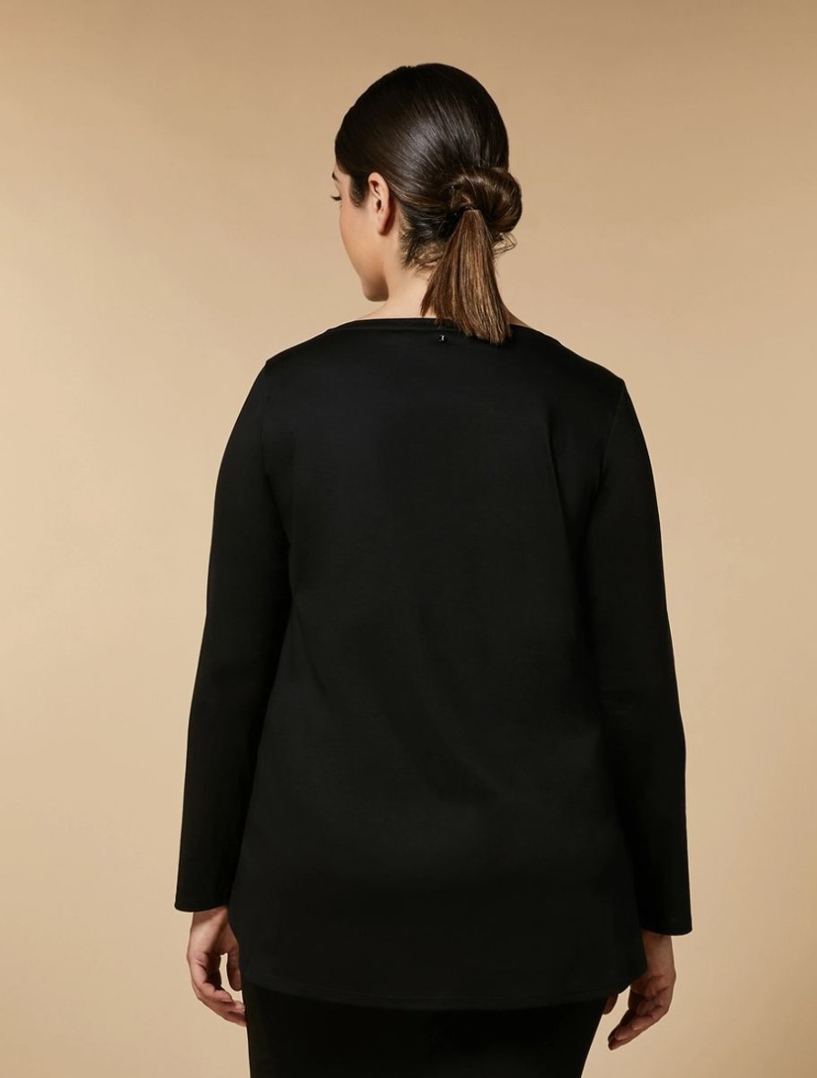 Abbigliamento Marina Rinaldi | Maglietta In Maglia Nero