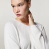 Abbigliamento Marina Rinaldi | Maglia In Misto Cashmere Bianco