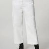 Abbigliamento Marina Rinaldi | Pantaloni In Raso Elasticizzato Bianco