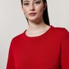 Abbigliamento Marina Rinaldi | Maglia In Viscosa Stretch Rosso